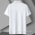 Thin Cotton Men's Short-sleeved T-shirt Lapel